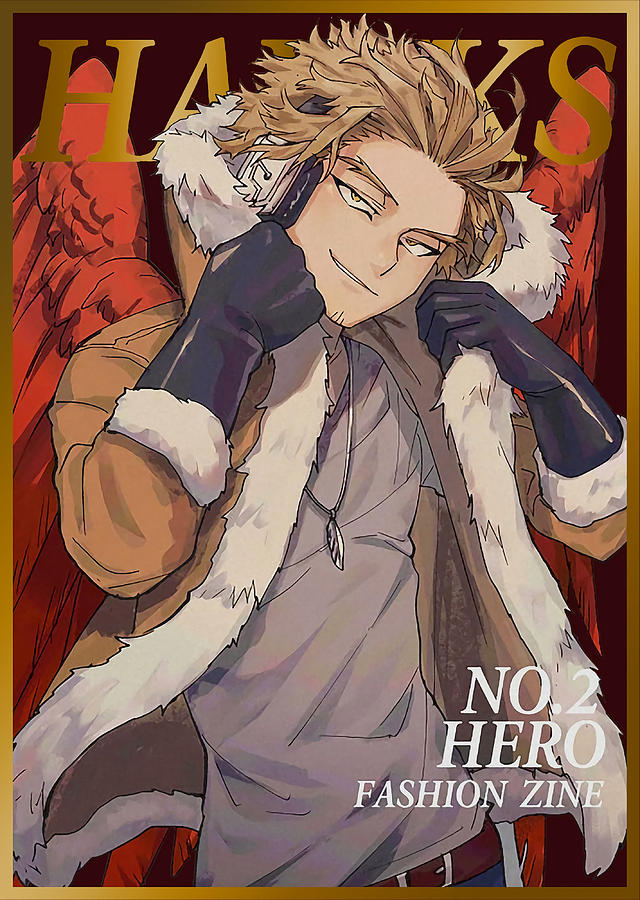 Hawks Keigo Takami MHA Poster summer Painting by Adrian Olivia | Fine ...