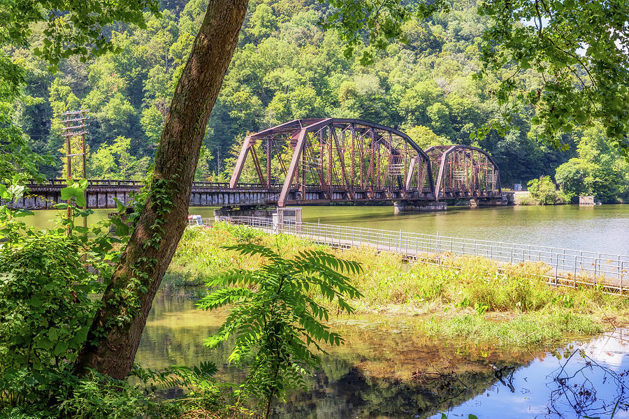 Hawks Nest Railroad Bridge - New River Gorge Photograph by Susan Rissi Tregoning
