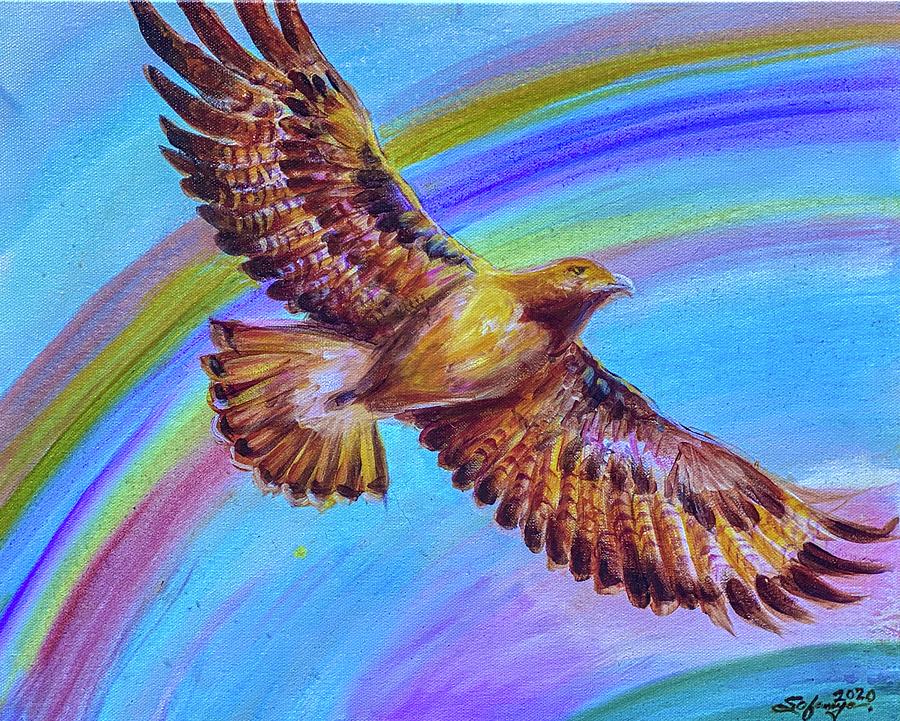 Hawks View Painting by Sofanya White