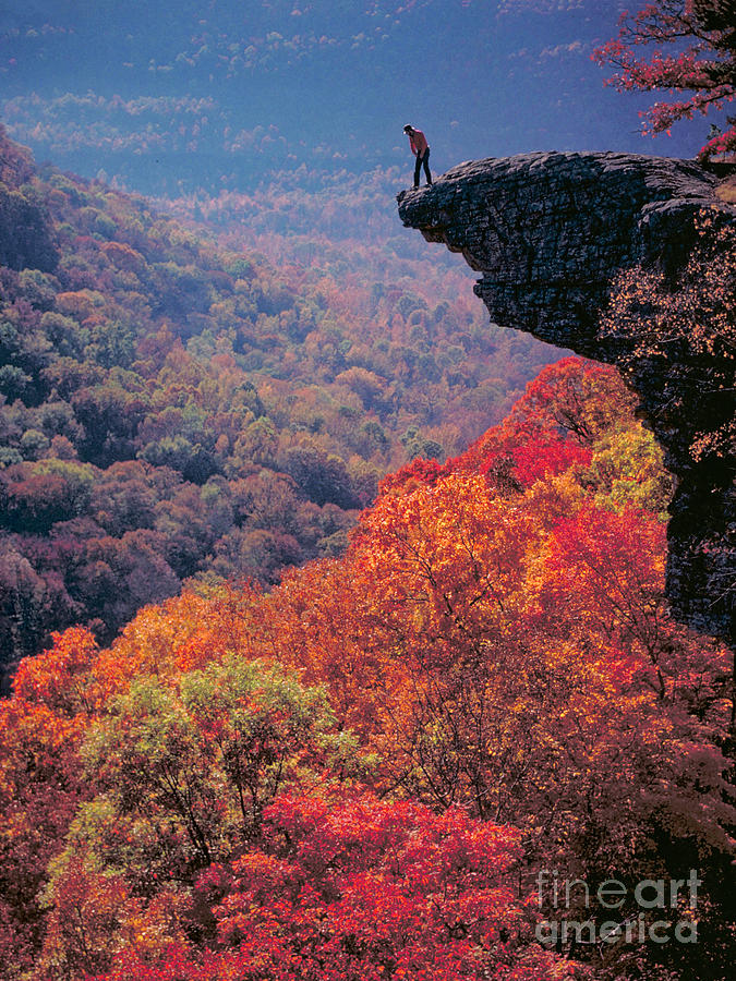 Hawksbill Crag Arkansas Photograph by Garry McMichael