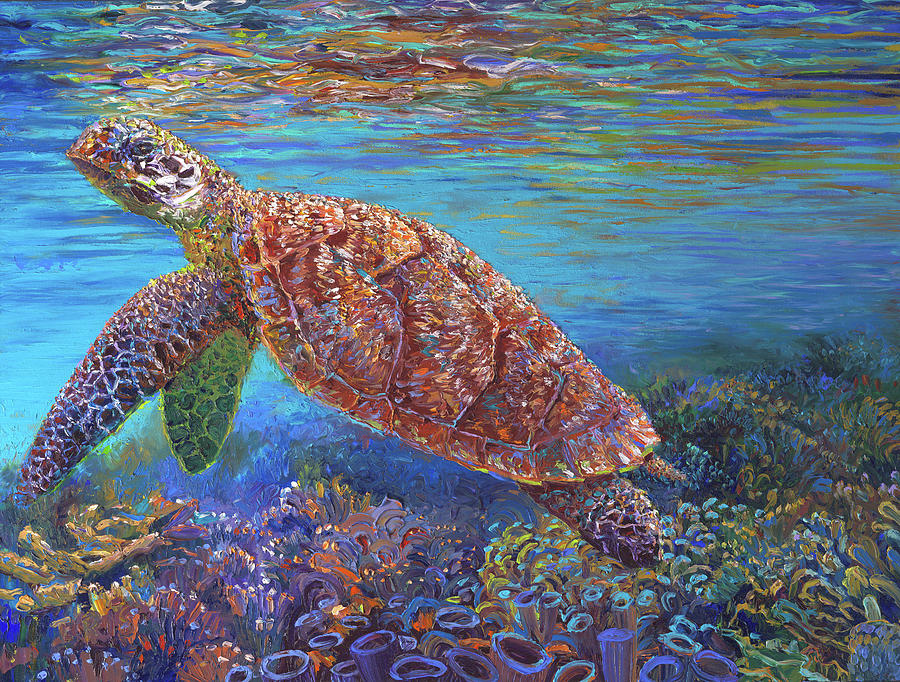 Hawksbill Painting by Iris Scott - Fine Art America