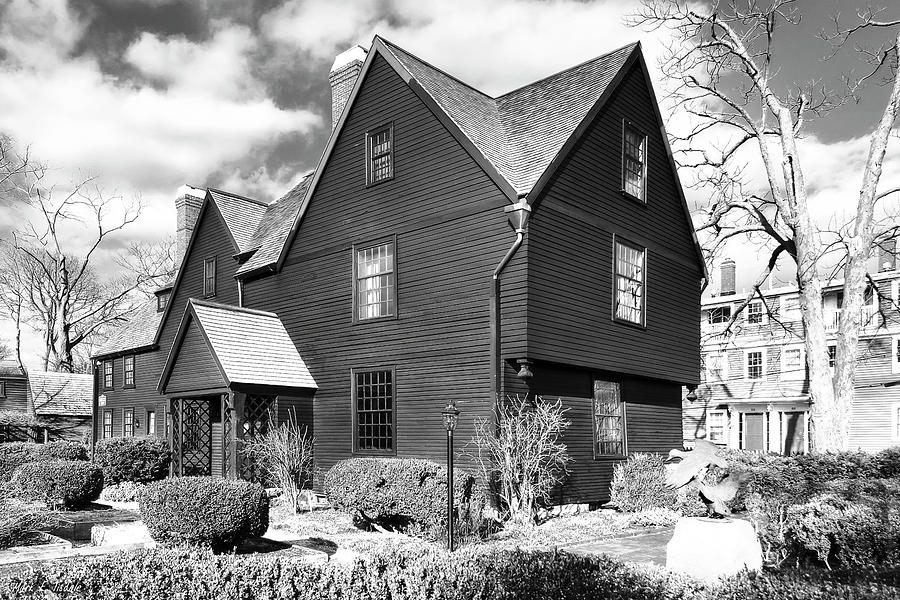 Salem Photograph - Hawthornes Legendary House of Seven Gables by Mark E Tisdale