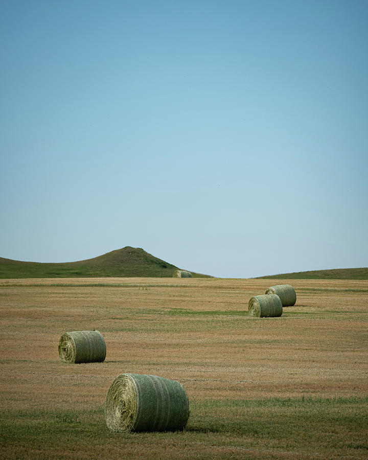 Hay and Hill Photograph by Joseph Smith