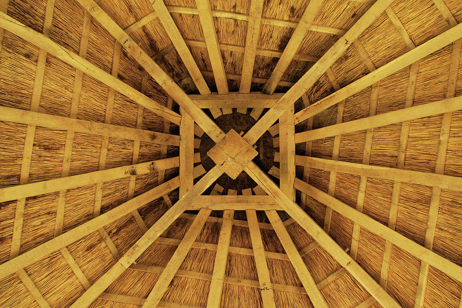 Hay Barn Roof Photograph by Maria Meester