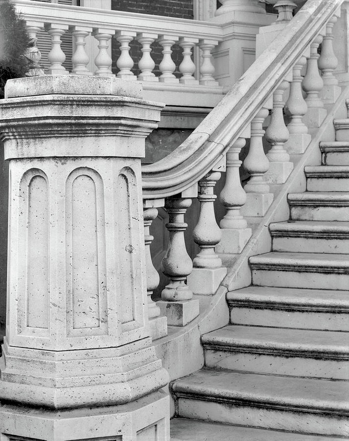 Hay House Steps, 1985 Photograph by John Simmons