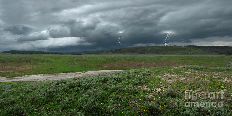 Hayden Valley Storm Photograph