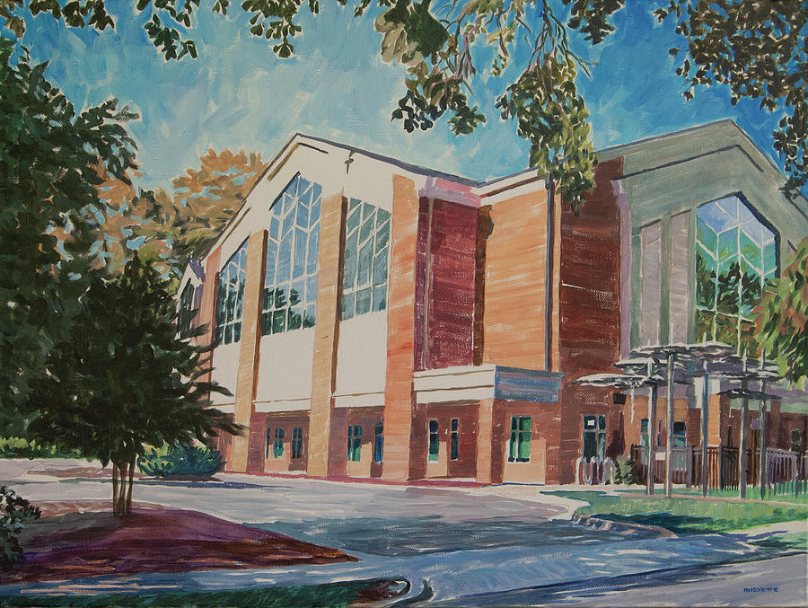 Hayes Barton United Methodist Church Painting by Tommy Midyette
