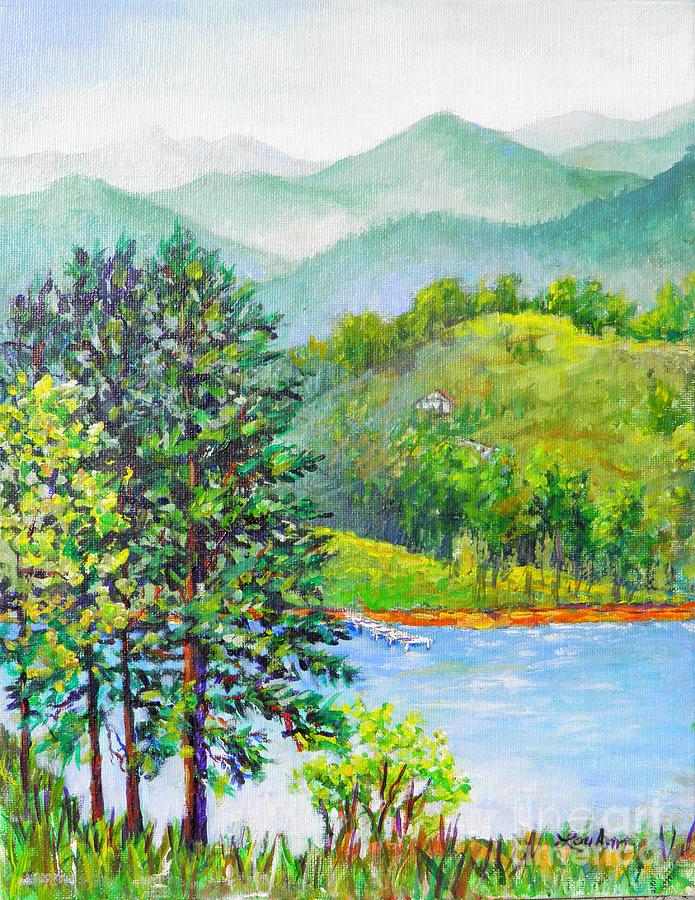 Hayesville North Carolina Painting by Lou Ann Bagnall