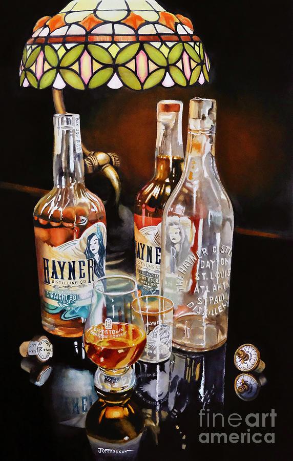 Hayner Whiskey Painting by Jeanette Ferguson