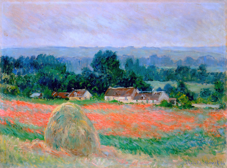Claude Monet Painting - Haystack at Giverny by Claude Monet