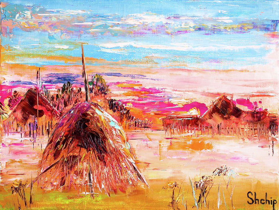 Haystack Painting By Natalia Shchipakina Fine Art America   Haystack Natalia Shchipakina 