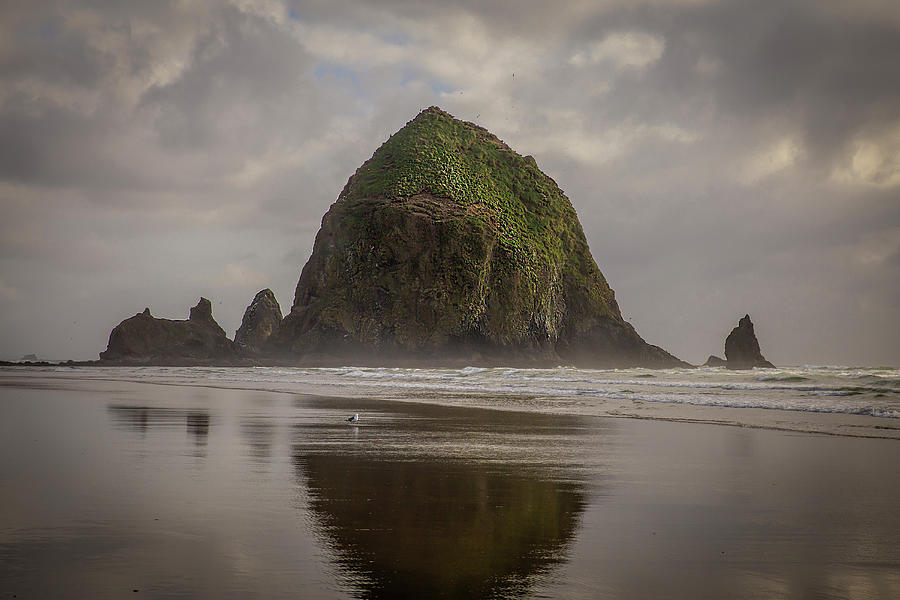 Haystack Rock Photograph by Bob Helmig - Fine Art America