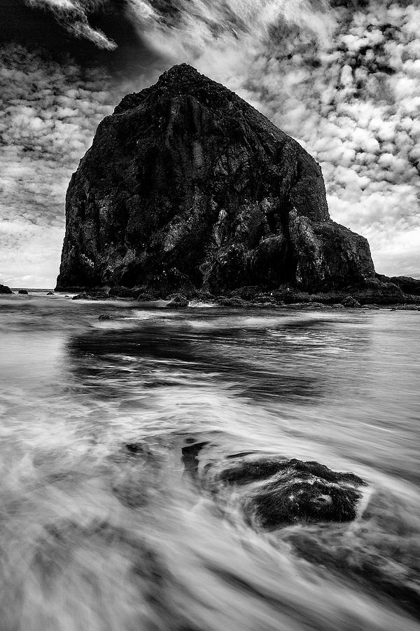 Haystack Rock in Oregon II Photograph by Jon Glaser