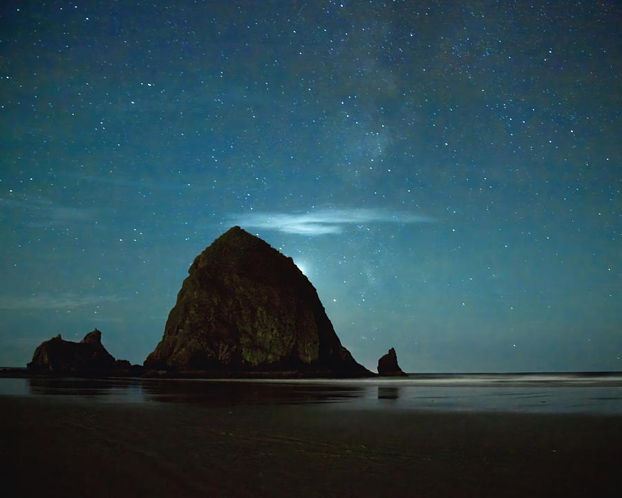 Haystack Under the Stars Photograph by Todd Kreuter