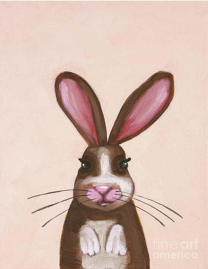 Hazel the Rabbit Painting by Lucia Stewart Hazel the Rabbit Painting by Lucia Stewart