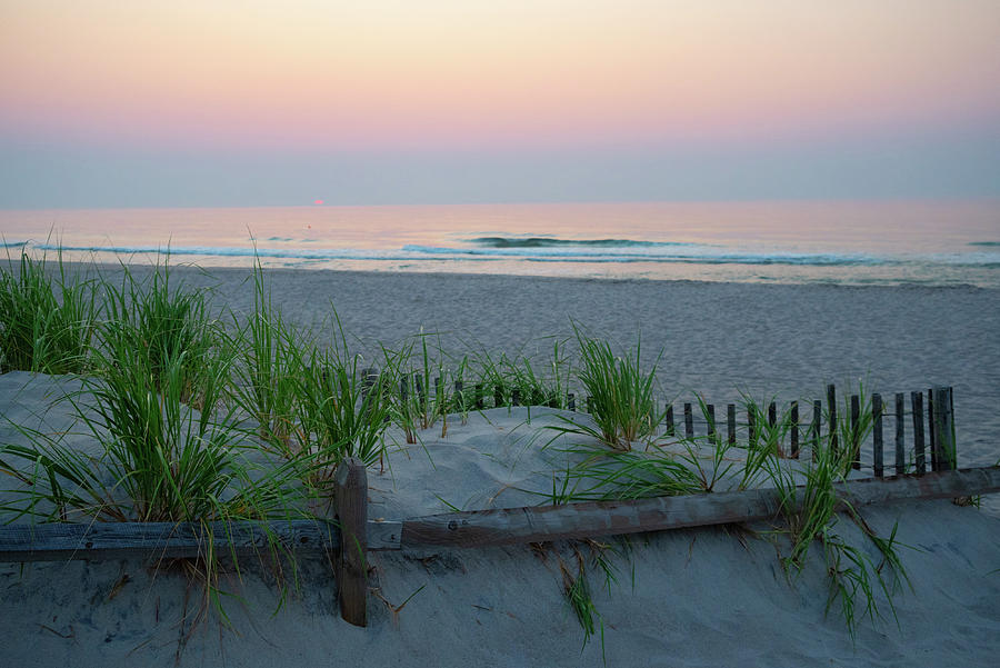 Hazy Jersey Shore Sunrise Photograph by Matthew DeGrushe