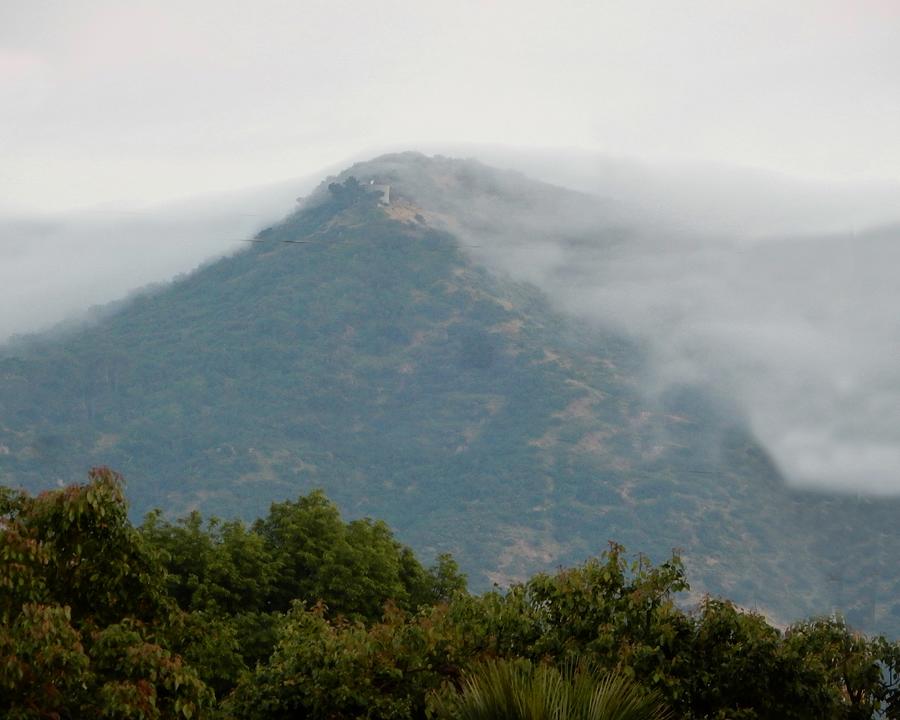 Hazy Mountain Photograph by Andrew Lawrence