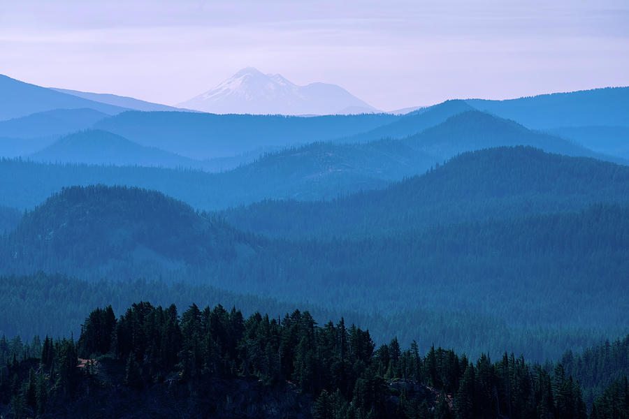 Mountain Photograph - Hazy Mountain Hills by Christopher Johnson