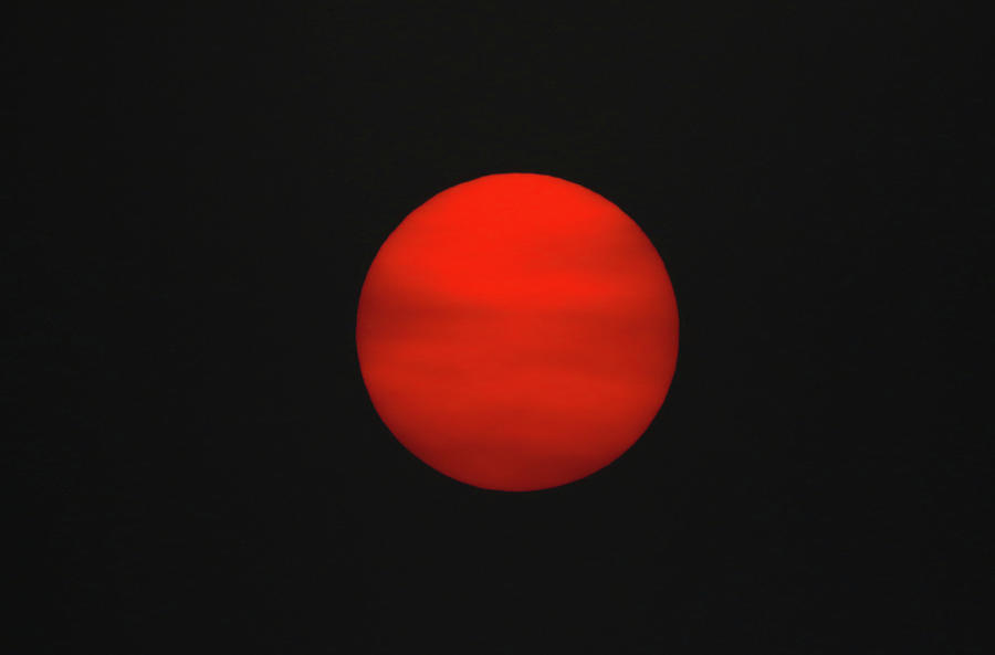 Hazy Sun Photograph by Brook Burling