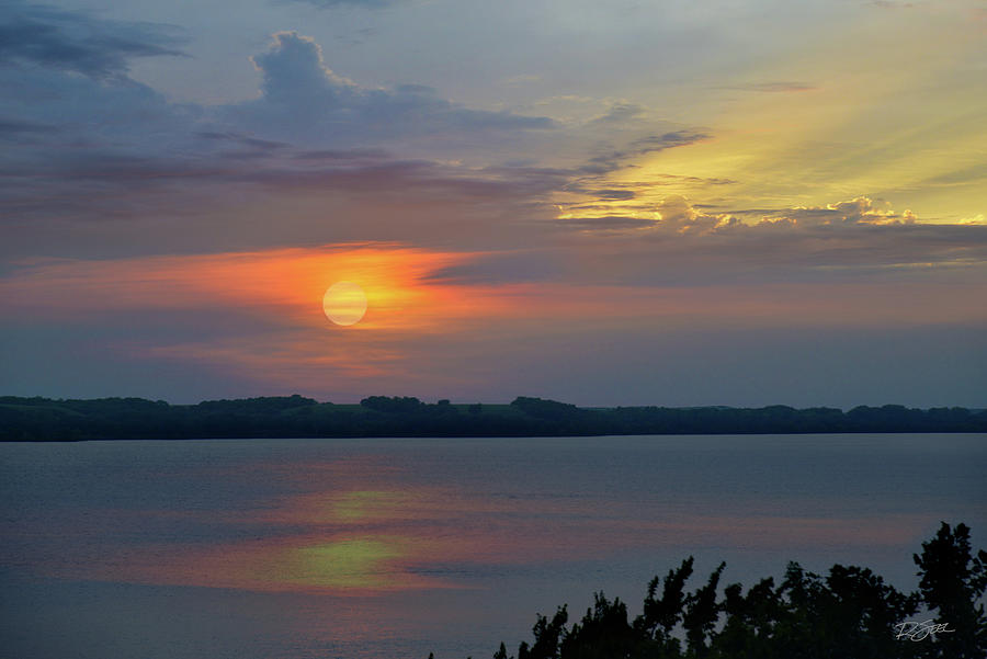 Hazy Sunset Photograph by Rod Seel