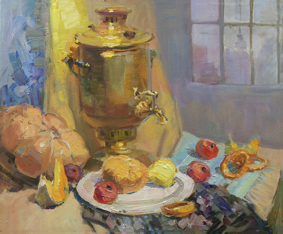 HD570 Samovar Painting by Hanna Davydchenko HD570 Samovar Painting by Hanna Davydchenko