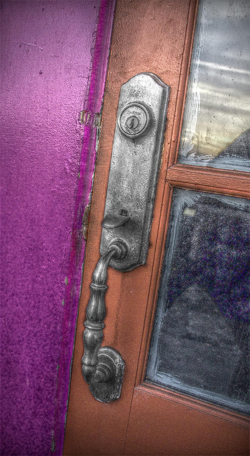 HDR Door Handle Photograph by Stamp City