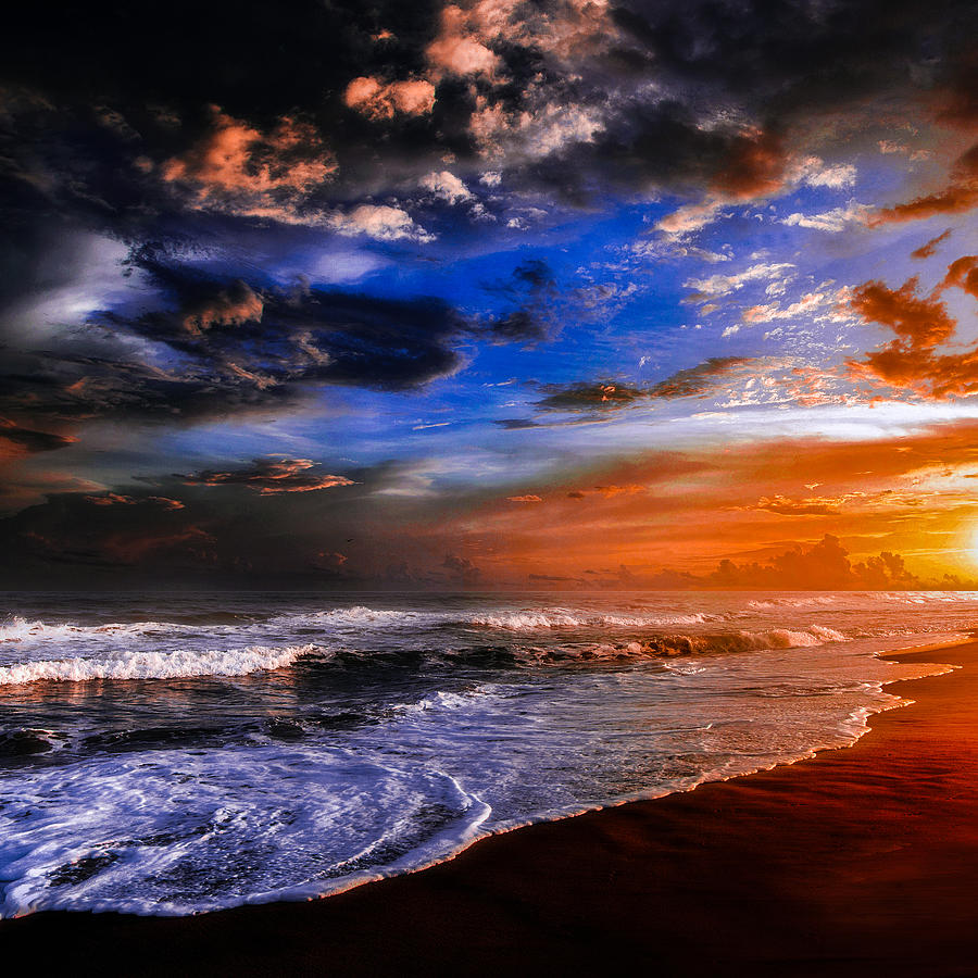 HDR Sunset Digital Art by Michael Damiani