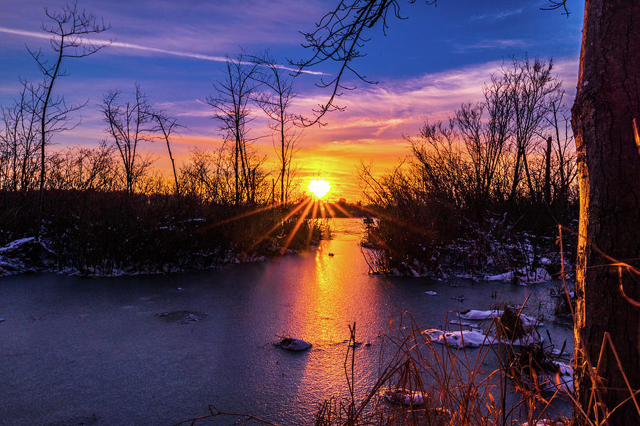 HDR Sunset Photograph by Nathan Wasylewski