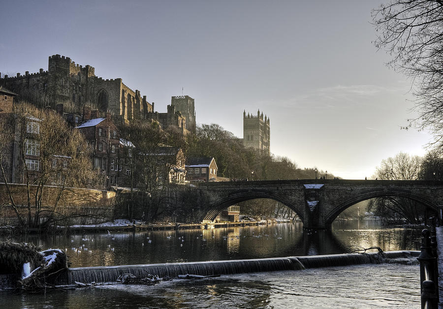 HDR view of Castle and Cathedral, Durham, UK Photograph by fotoMonkee