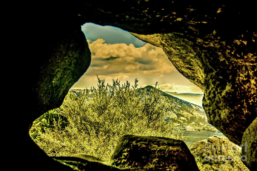 HDR Window Arch View Photograph by Robert Bales