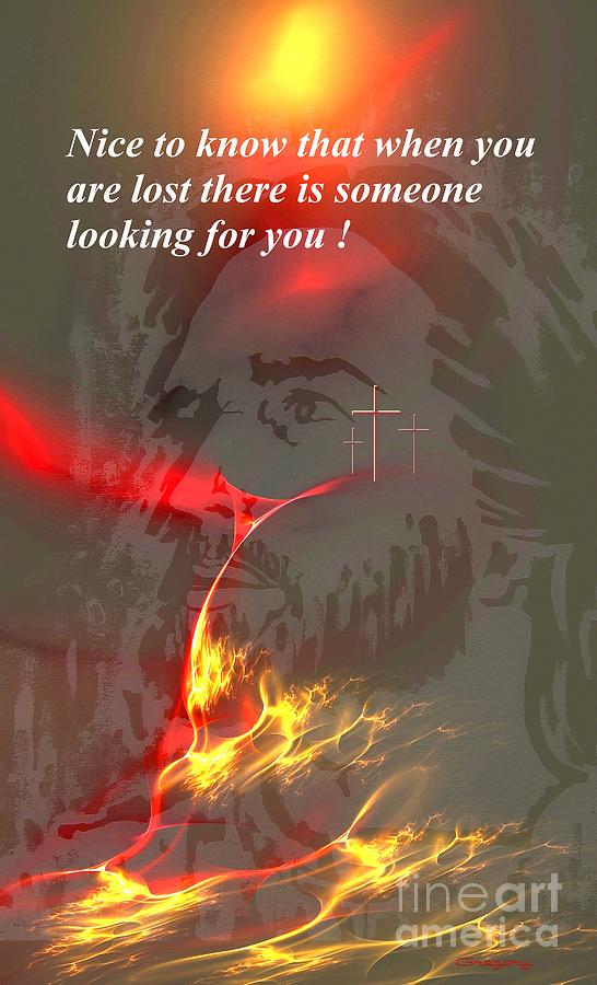 He is looking for you Digital Art by Greg Moores