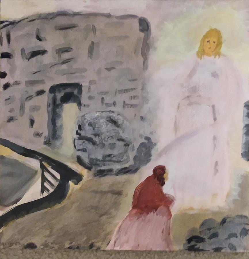 He Is Risen Painting by Suzanne Berthier