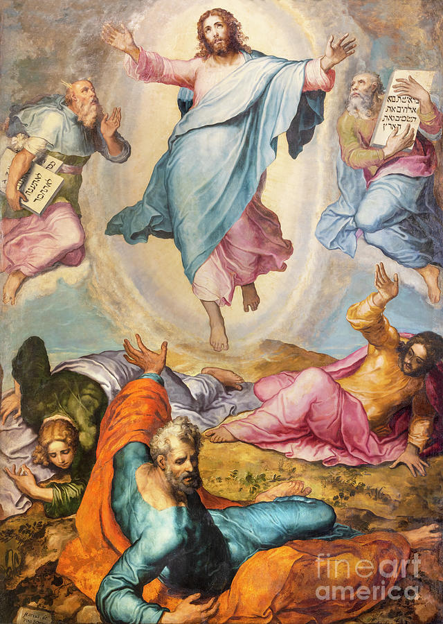 he painting of Transfiguration Photograph by Jozef Sedmak - Fine Art ...