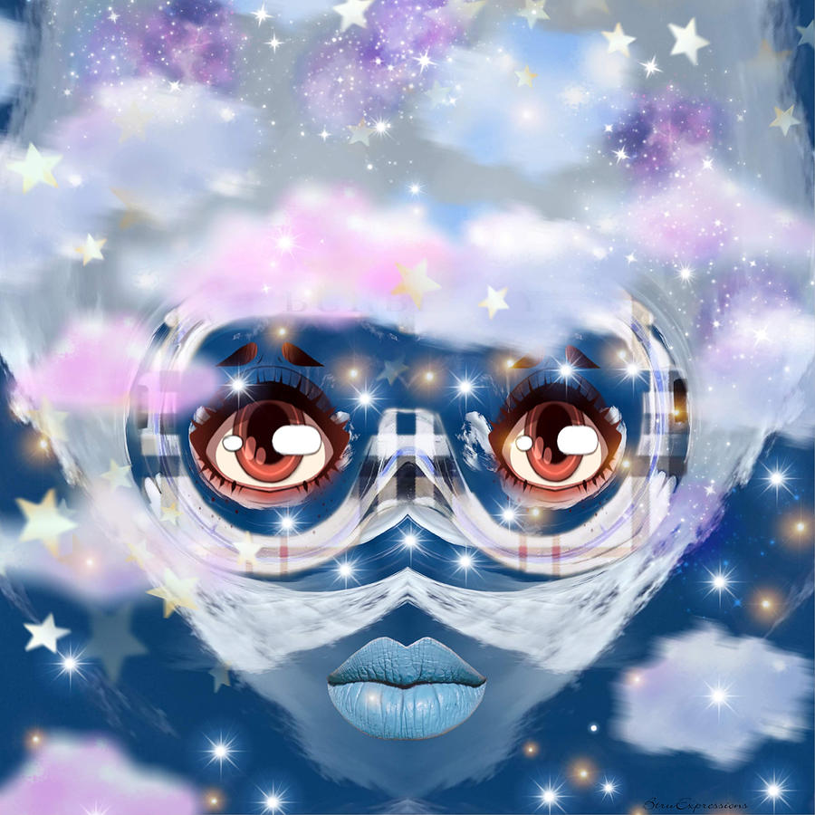 Head in the Clouds Digital Art by BTru Expressions