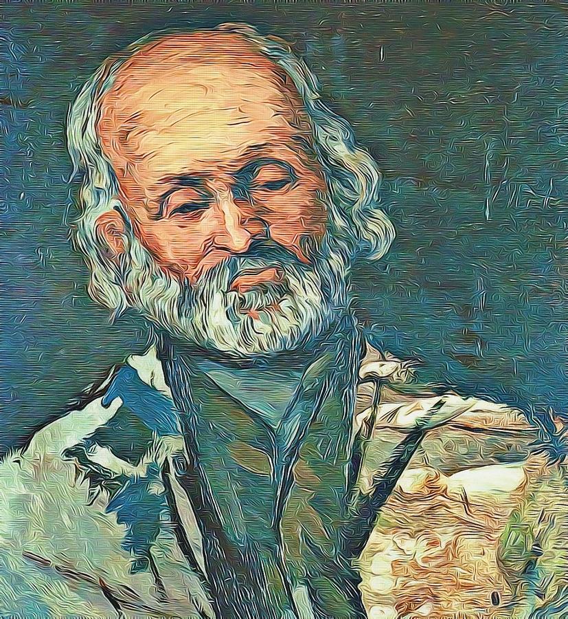 Cezanne - Head Of An Old Man 1866 Digital Art by Bootster And Lord - Pixels