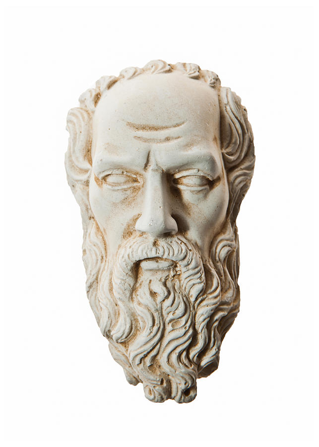 Head of Zeus sculpture Photograph by Liorpt