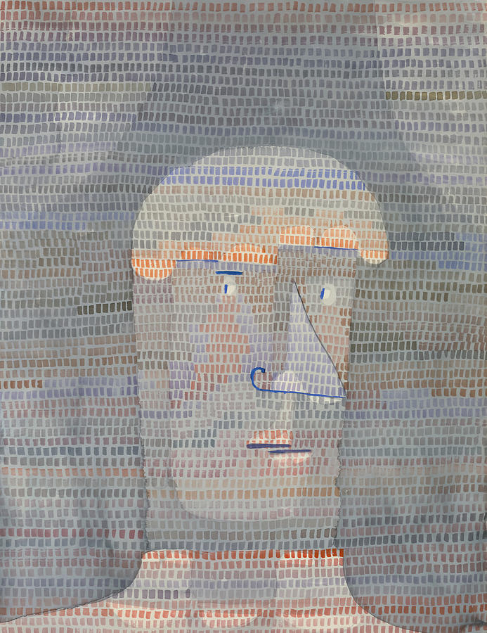Athletes Head By Paul Klee Painting