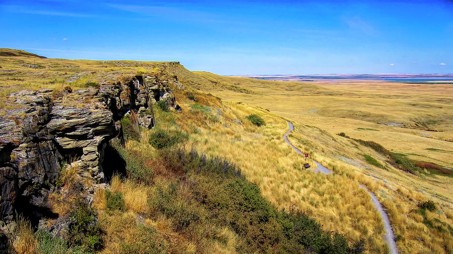 Head Smashed In Buffalo Jump Photograph by Ginger Stein