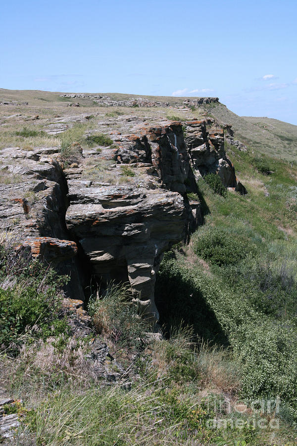 Head Smashed-In Buffalo Jump Photograph by Mary Mikawoz