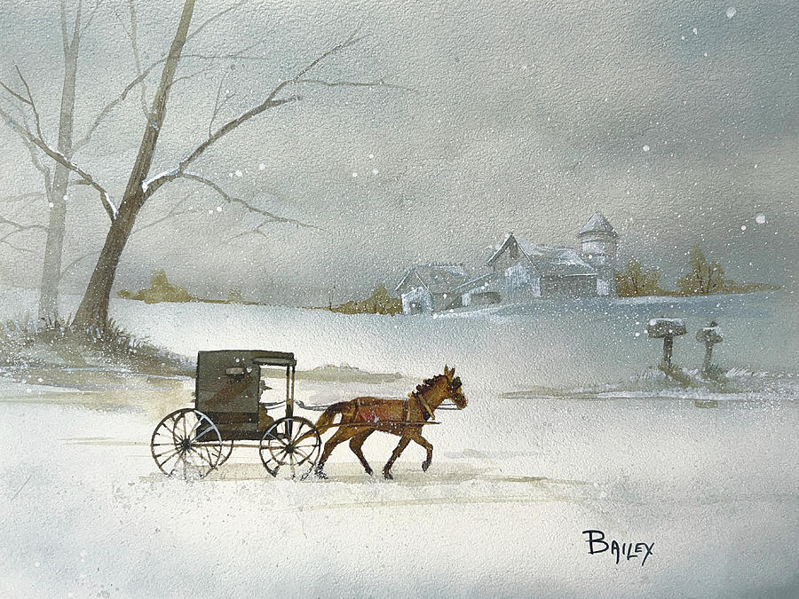 Heading Home Painting by David Bailey - Fine Art America