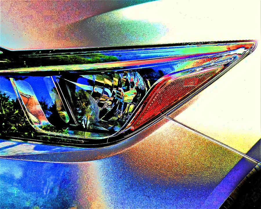 Headlight Versa Photograph by Andrew Lawrence