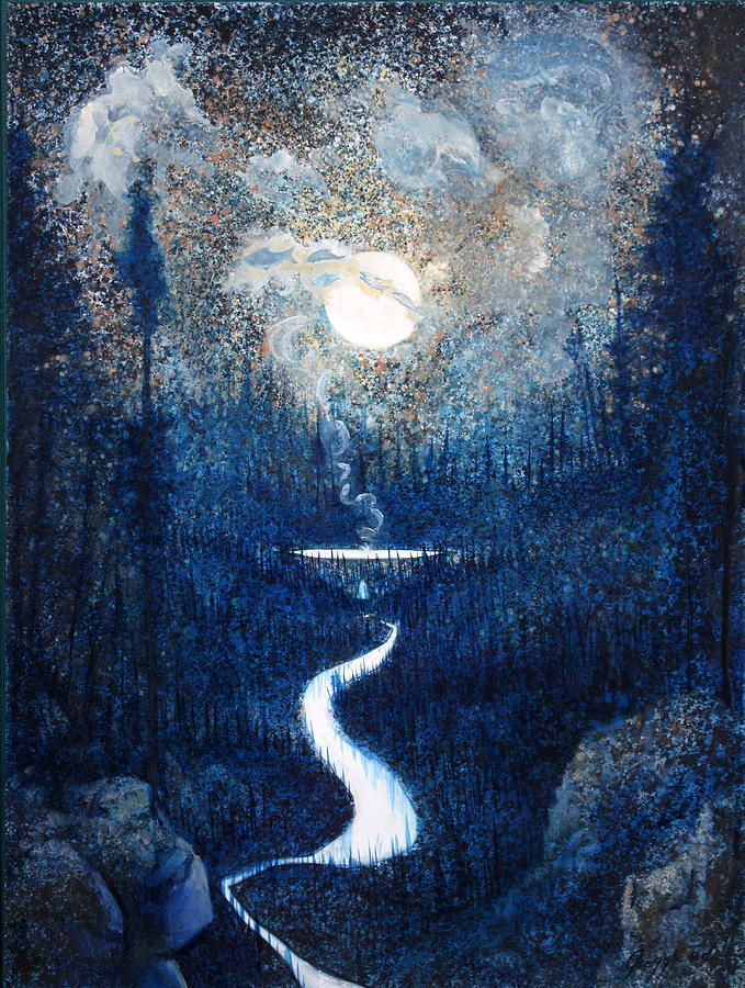 Headwaters Painting by Gregg Caudell