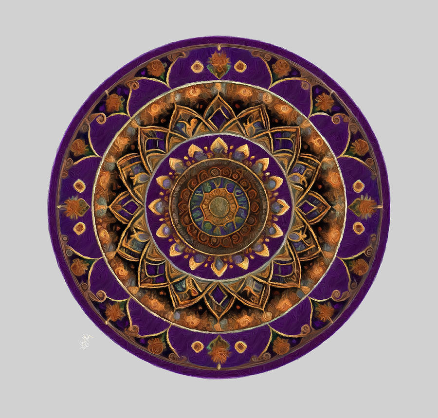 Pattern Mixed Media - Healing Mandala by Anas Afash