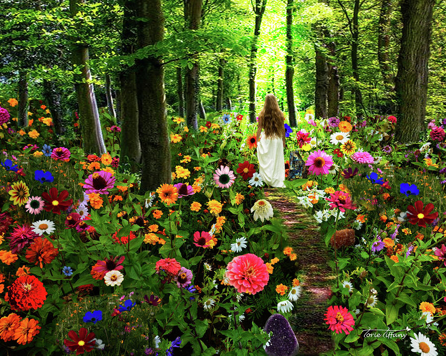 Healing Path Digital Art by Torie Tiffany