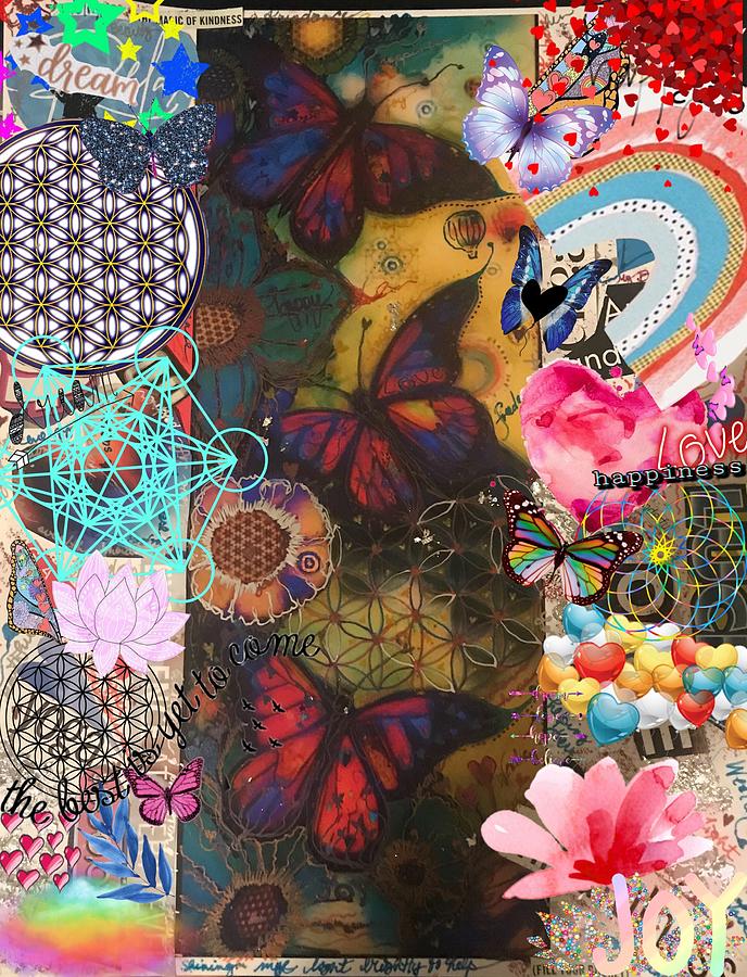 Healing Visionboard Mixed Media by Christine Paris