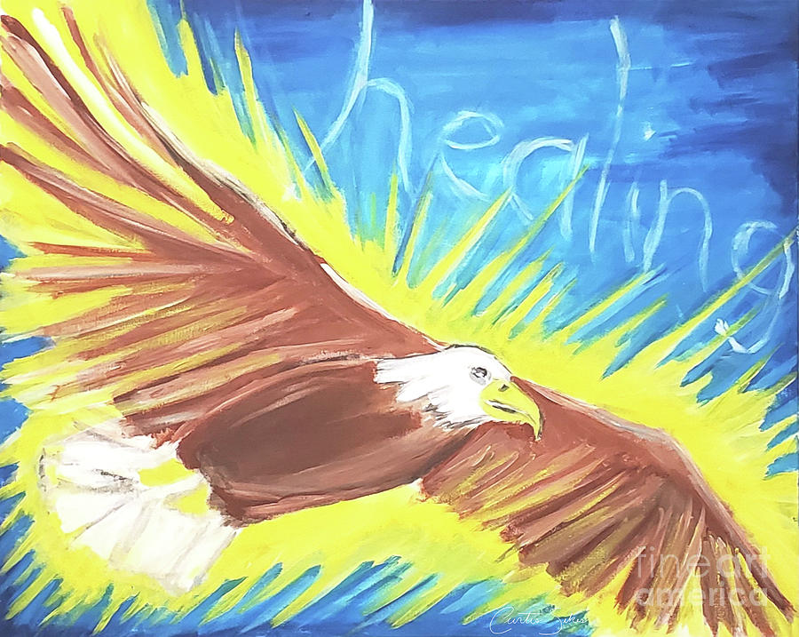 Healing Wings Painting by Curtis Sikes