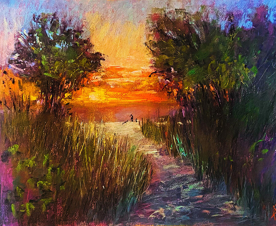 Sunset Pastel - Healing your heart  by Alexandra Jurchescu
