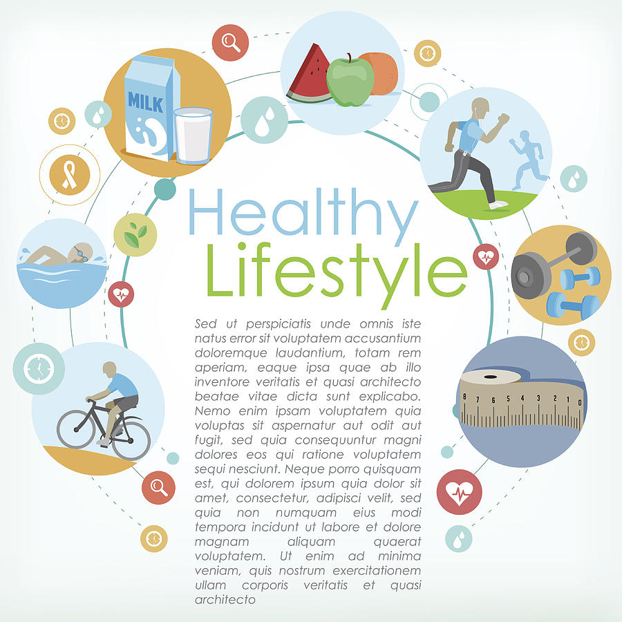 Healthy life copyspace Drawing by Exdez