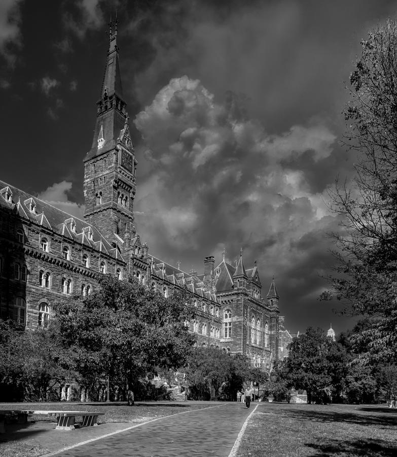 University Photograph - Healy Hall - Georgetown University Campus by Mountain Dreams