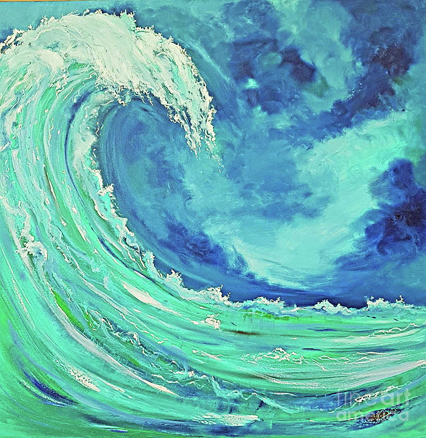 Heart Of The Sea Painting by Tracey Lee Cassin